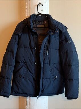 Calvin Klein Navy Quilted Puffer Jacket